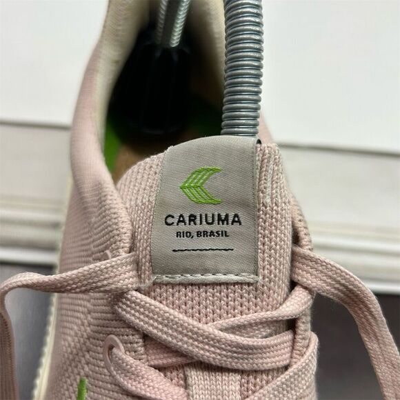 Cariuma Women's Pink Rose Low Top Canvas Sneakers Size 8 Casual Lace Up - Picture 2 of 13